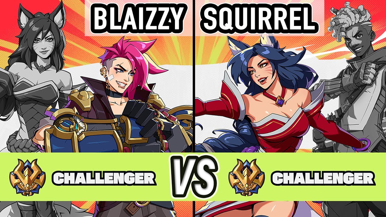 2XKO ▰ Blaizzy (Vi / Ahri) vs Squirrel (Ahri / Ekko) ▰ High Level Gameplay