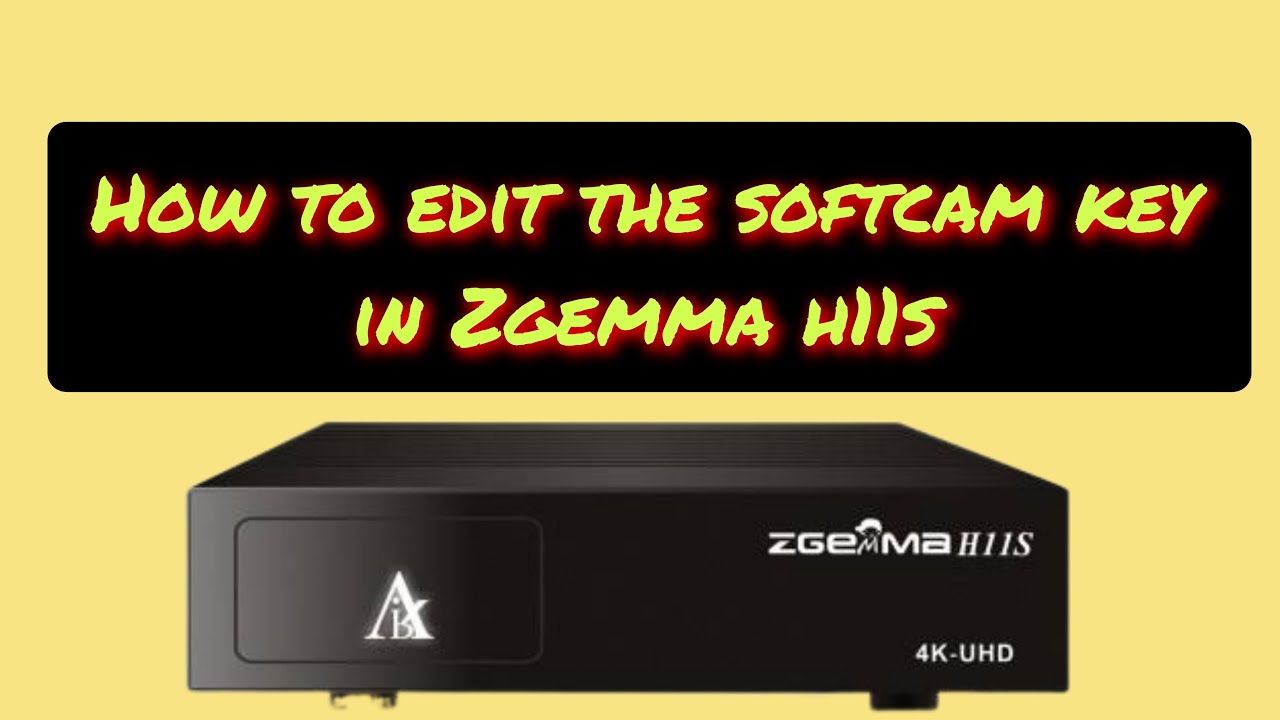 How to edit the softcam.key in Zgemma H11S using WINSCP program 