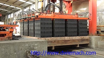 Automatic red brick stacking machine