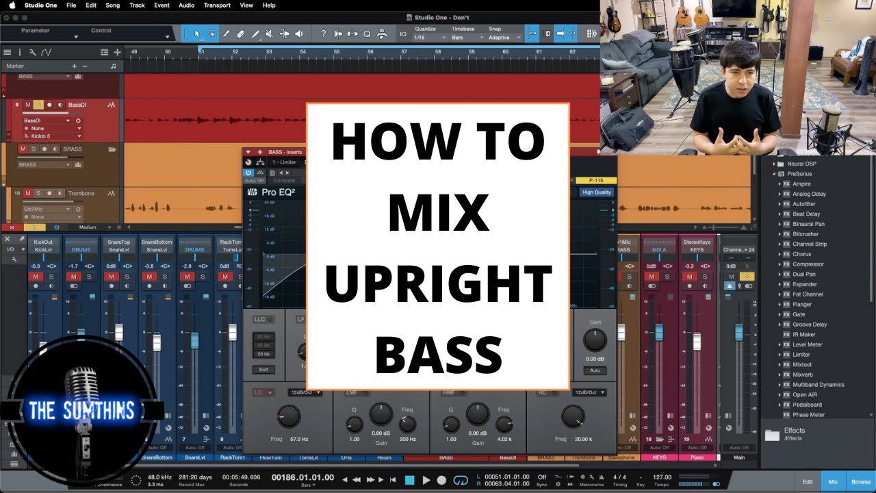 Как микшировать контрабас