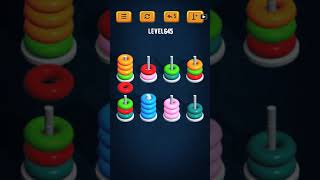 Hoop Sort Puzzle - Color Ring Stack Sorting Game Level 645 Solution