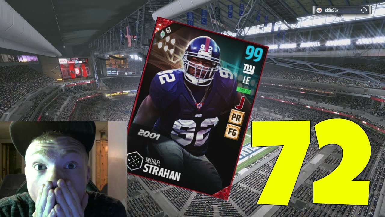 99 OVERALL MICHAEL STRAHAN! BEST DEFENSIVE END IN THE GAME?! MADDEN