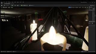 Candle Flame and Flickering Unreal