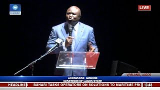 "Who Am I To Speak After The Jagaban Has Spoken", Ambode Acknowledges Tinubu