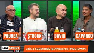 iAMsport LIVE 14 Octombrie | MUTU REVINE LA NAȚIONALA U21. Ștucan x Prunea x David x Caparco