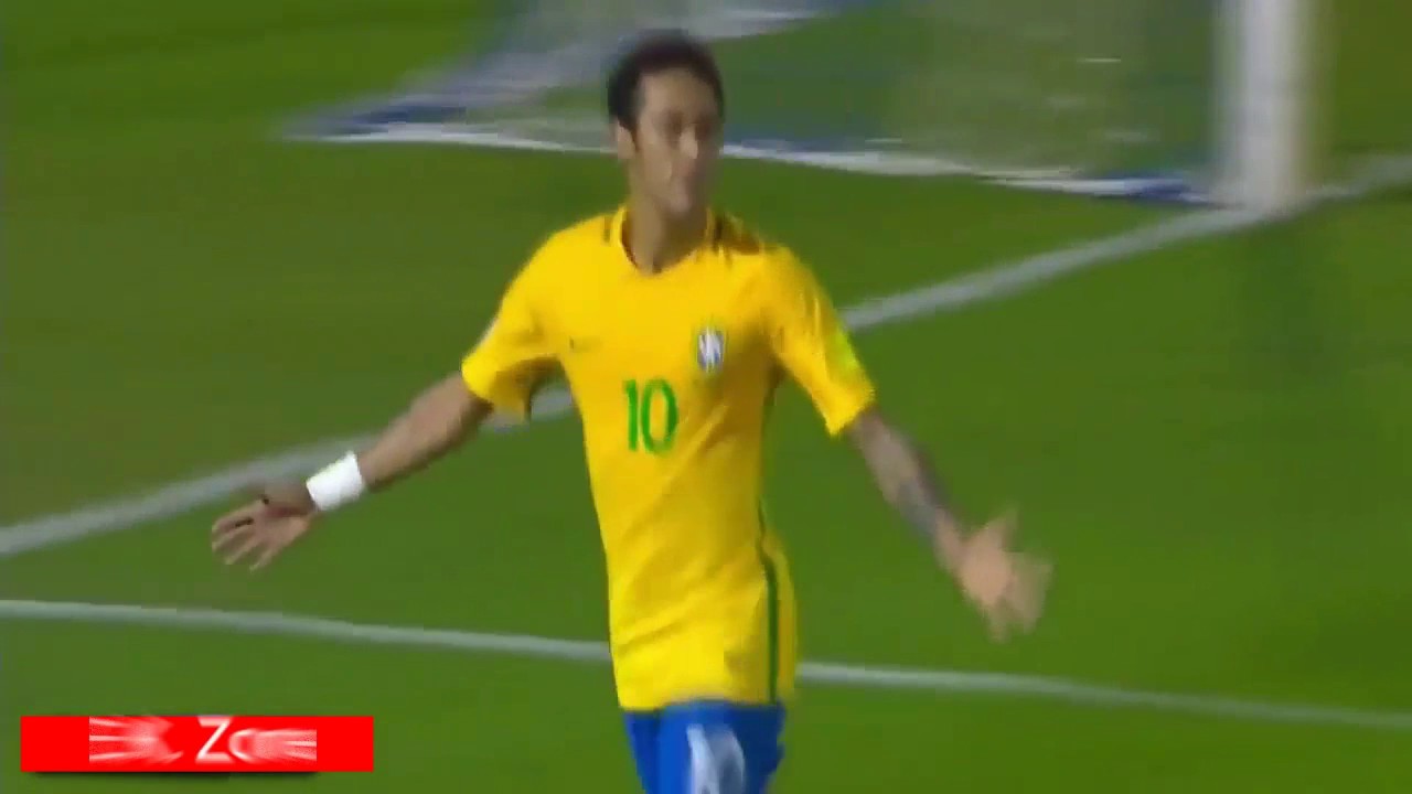 Гол Неймара. Бразилия на чужом поле уничтажает Уругвай 1:4. 24.03.2017 ...