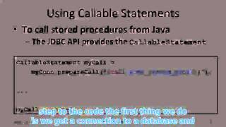 Java Database Connection JDBC and My SQL Lecture 15