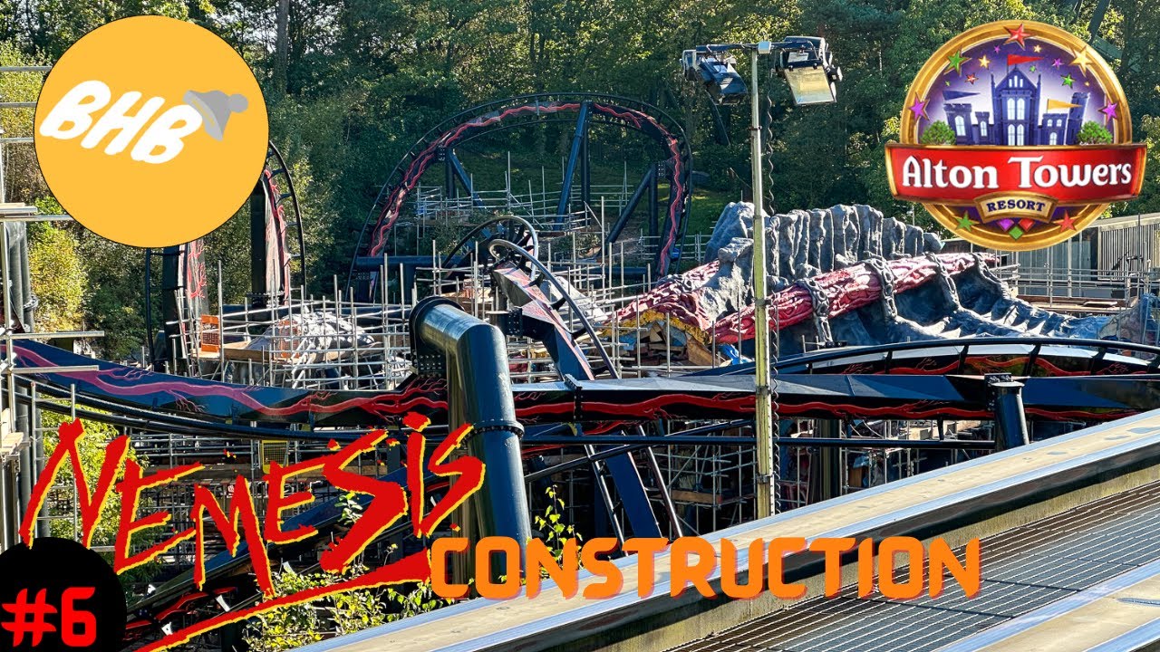Nemesis retrack construction at Alton Towers Episode 6!! YouTube