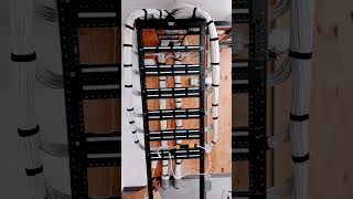 Professional Structured Cabling &amp; Patch Panel Installation⚡️#structuredcabling #patchpanel #fypシ