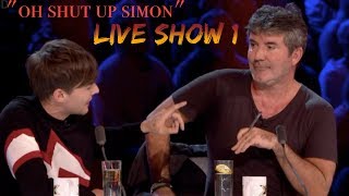 LOUIS TOMLINSON AT THE X FACTOR | All moments Live Show 1