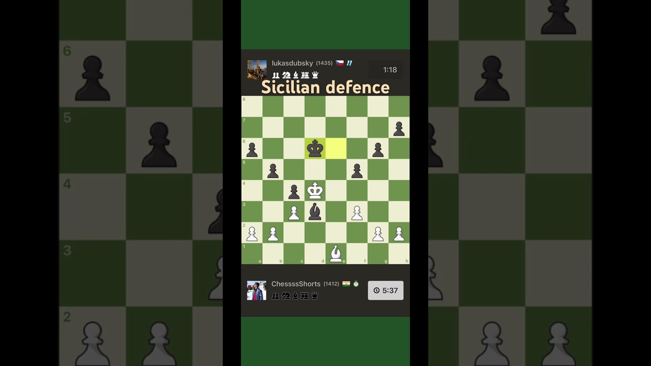 Learn the Sicilian Defense in Chess! #chess #chessmaster #chesstok #ch