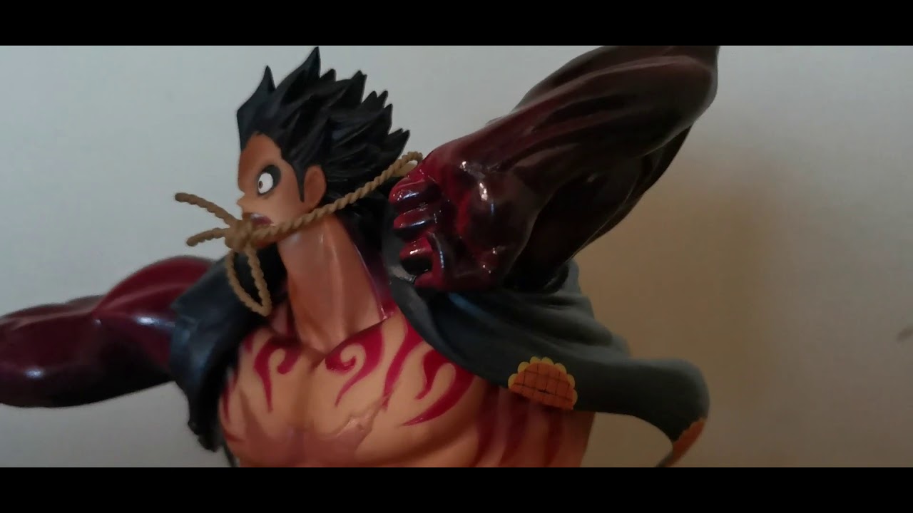 Unboxing One Piece Figure Luffy 4th Gear Tank Man Dx Jenbie And Wcf Luffy Youtube