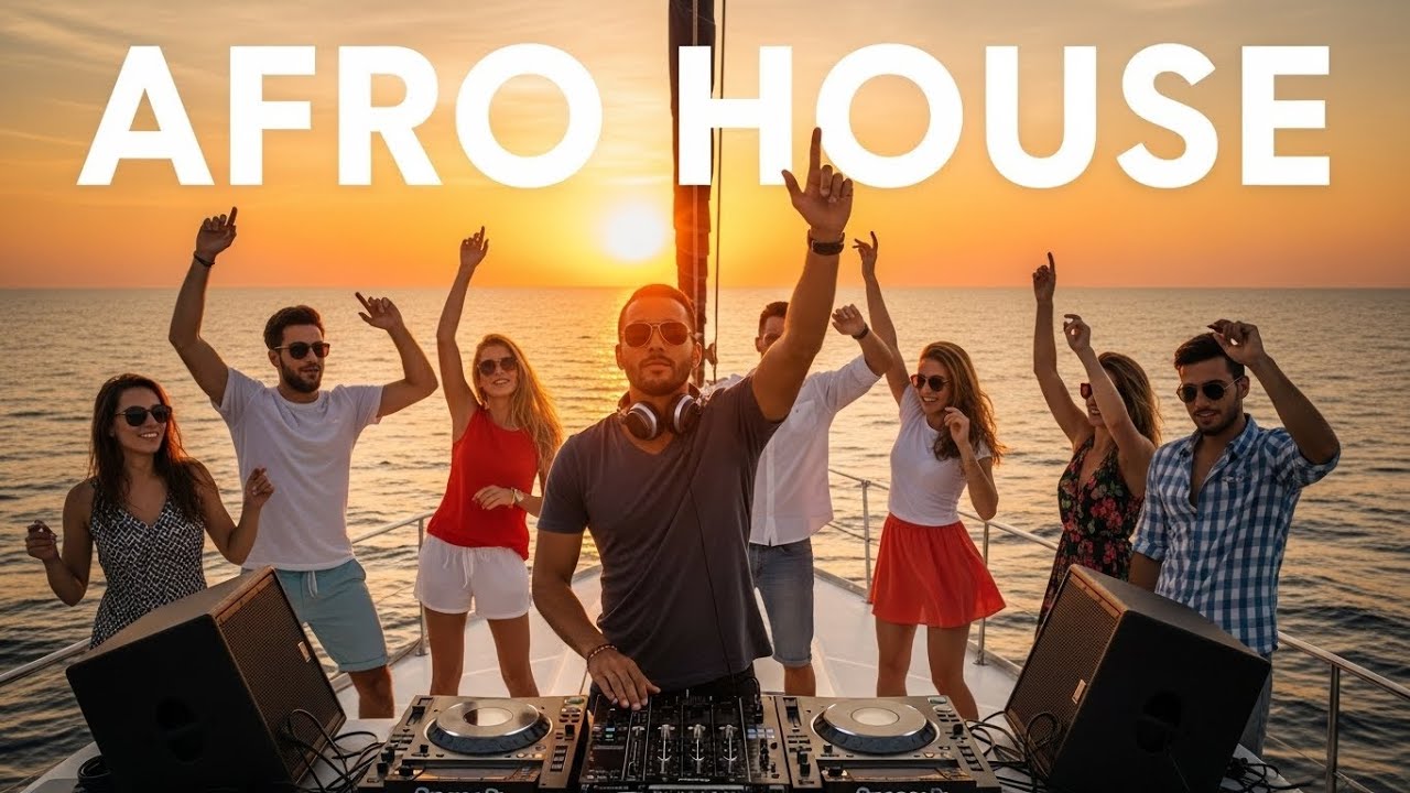 Tropical Sunset Mix 2026 SUMMER AFRO HOUSE Chill Out Summer Lounge Music Warm Breeze Ocean Waves