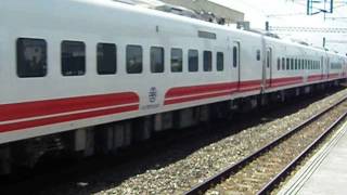 普悠瑪自強號試運轉列車四城站通過