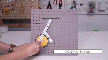 Basic mechanism: Changing direction #linkki #buildingblocks #kineticart #linkage #mechanisms