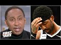 Stephen A. reacts to Kyrie Irving being fined $50K for violating COVID-19 protocols | First Take