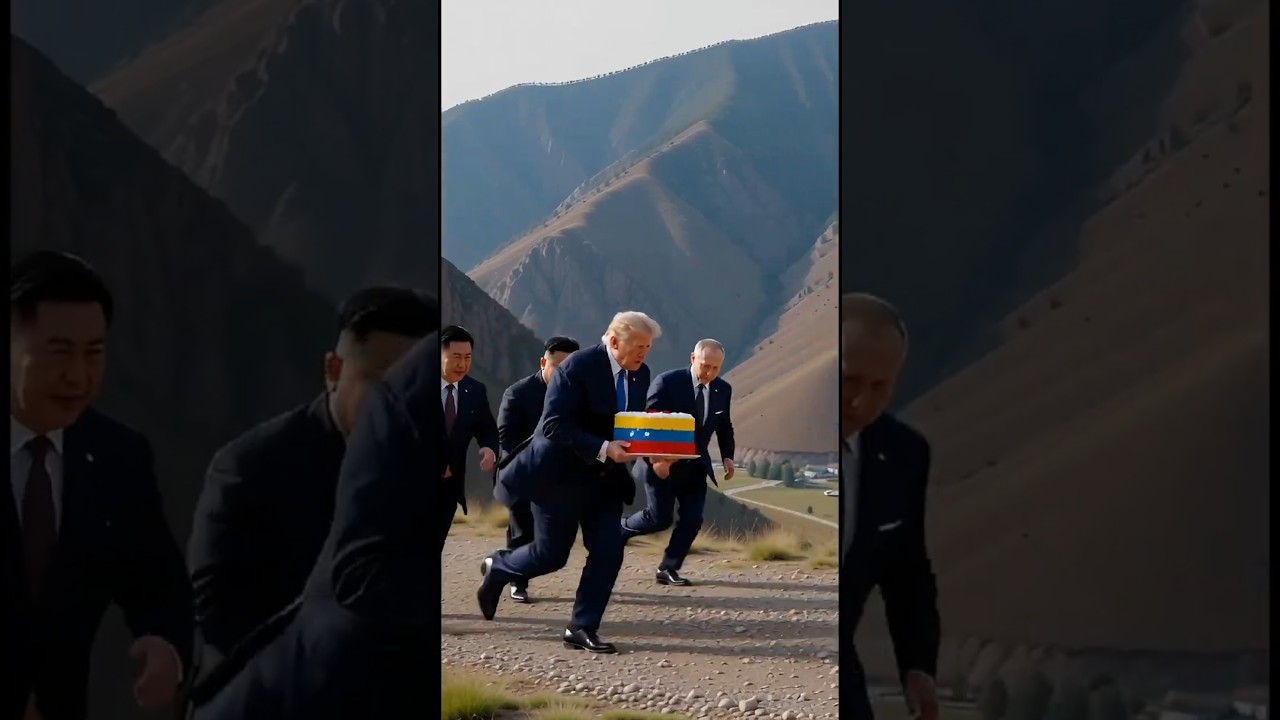 Trump, Xi, Putin & Kim Jong eats Venezuelan Cake 🚪🔐👀