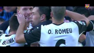 Paco Alcacer’s goal vs FC Barcelona at Camp Nou (season 2013/14)