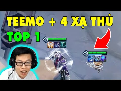 Đội Hình 4 Xạ Thủ | Siêu Teemo + Siêu Jhin DAME Quá To So Với Quy Định | Đấu Trường Chân Lý