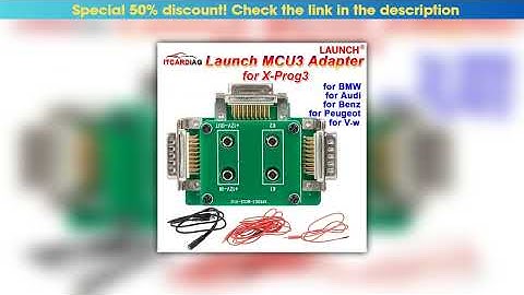 New Arrival Launch GIII X431 MCU3 Adapter for X-PROG3 Key Programming for Mercedes/Benz All Keys Lo