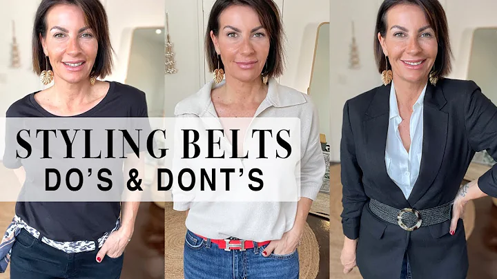 10 DO'S AND DON'TS HOW STYLING BELTS  I  Frederiqu...