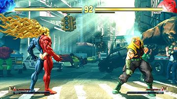 Gill vs Nash (Hardest AI) - Street Fighter V (PS5 4K60FPS)