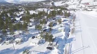 Bjorli vintercamping drone