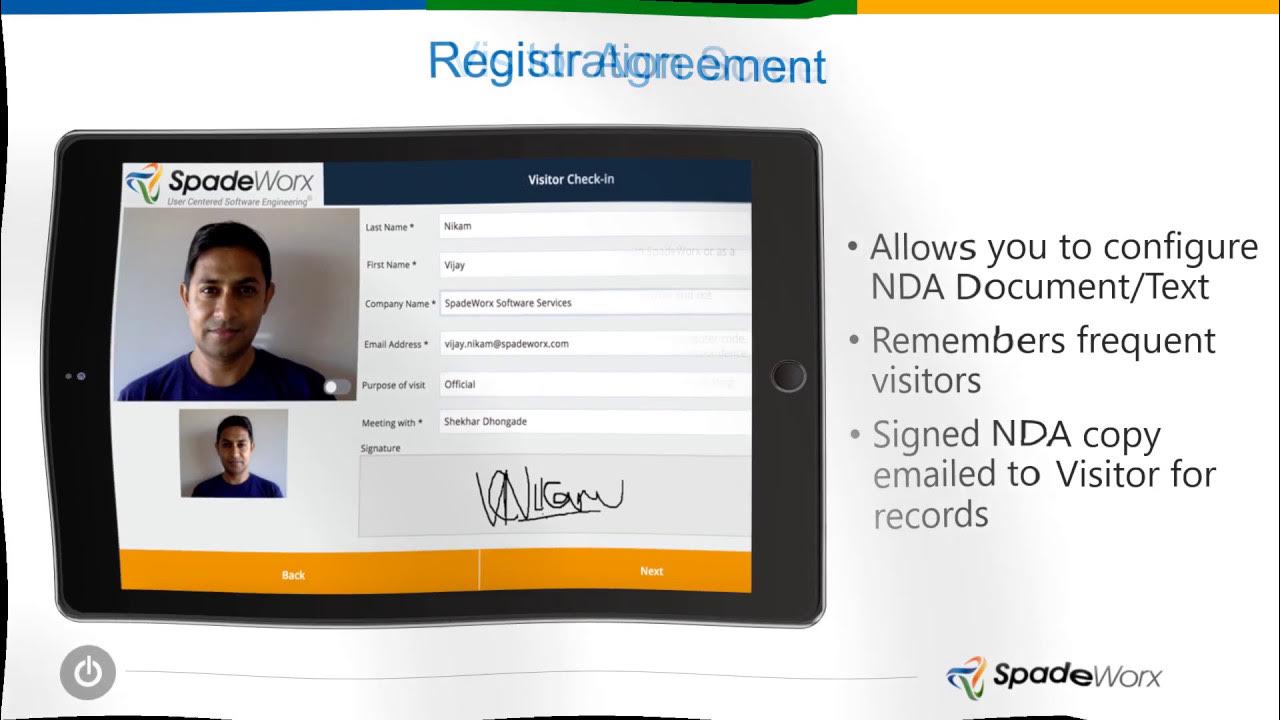 Visitor Check In App YouTube