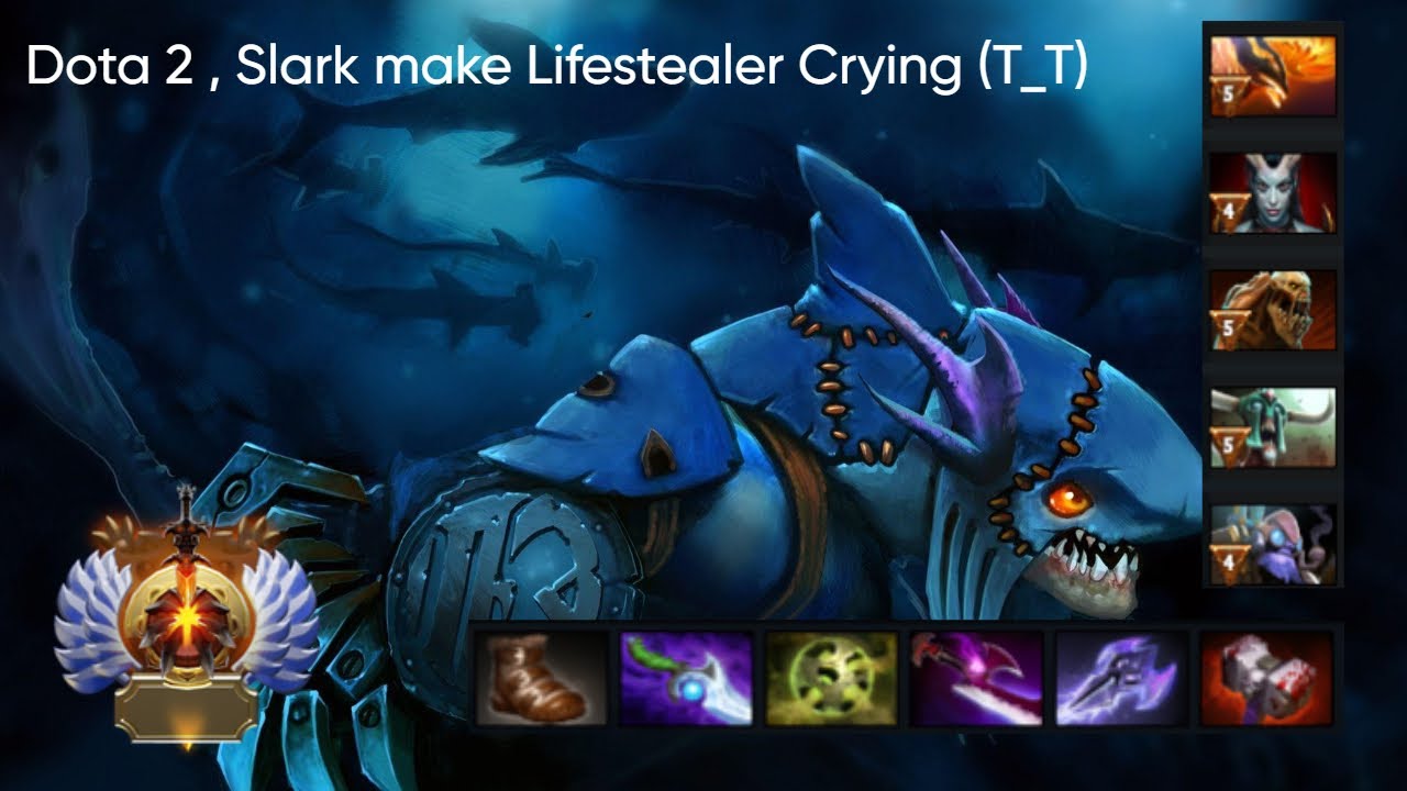 Dota 2 Slark Show HOW to FIGHT Lifestealer 7.38c