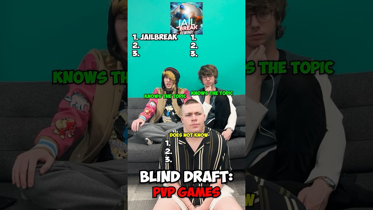 Blind Drafting Roblox PVP Games! w/ @steak