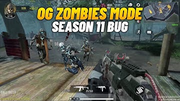 Play Classic Zombies Mode in Season 11 | OG Zombies Mode is Back CODM
