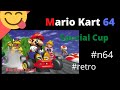 Mario Kart 64 - Special Cup on 50 cc retrogaming on nintendo 64 getting first places