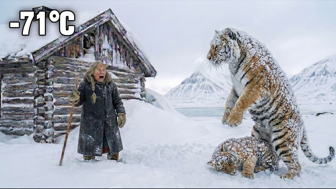 🐯 She Saved a Freezing Mother Tiger & Cub at -71°C in Siberia… What Happened Next Was Unbelievable
