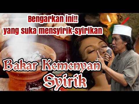 Bakar Bakar Menyan Sembahyangan