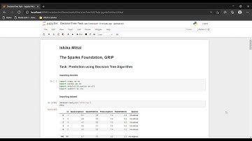 Task: Prediction using Decision Tree Algorithm