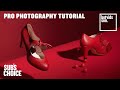 How to Photograph a Pro Commercial Shoe Image