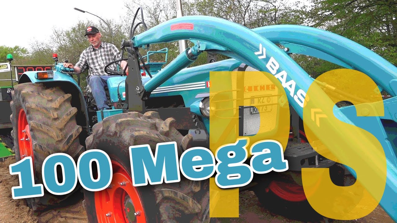 bis 100 PS in Kühsen 2023 Oldtimer Hart am Limit Tractor Pulling Trekker Trekk