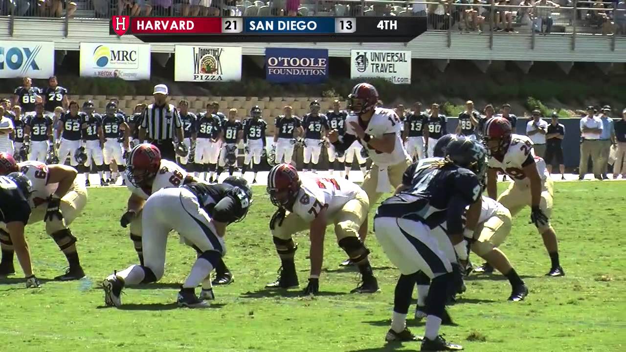 Highlights: Harvard Football Opens 2013 with Win at San Diego