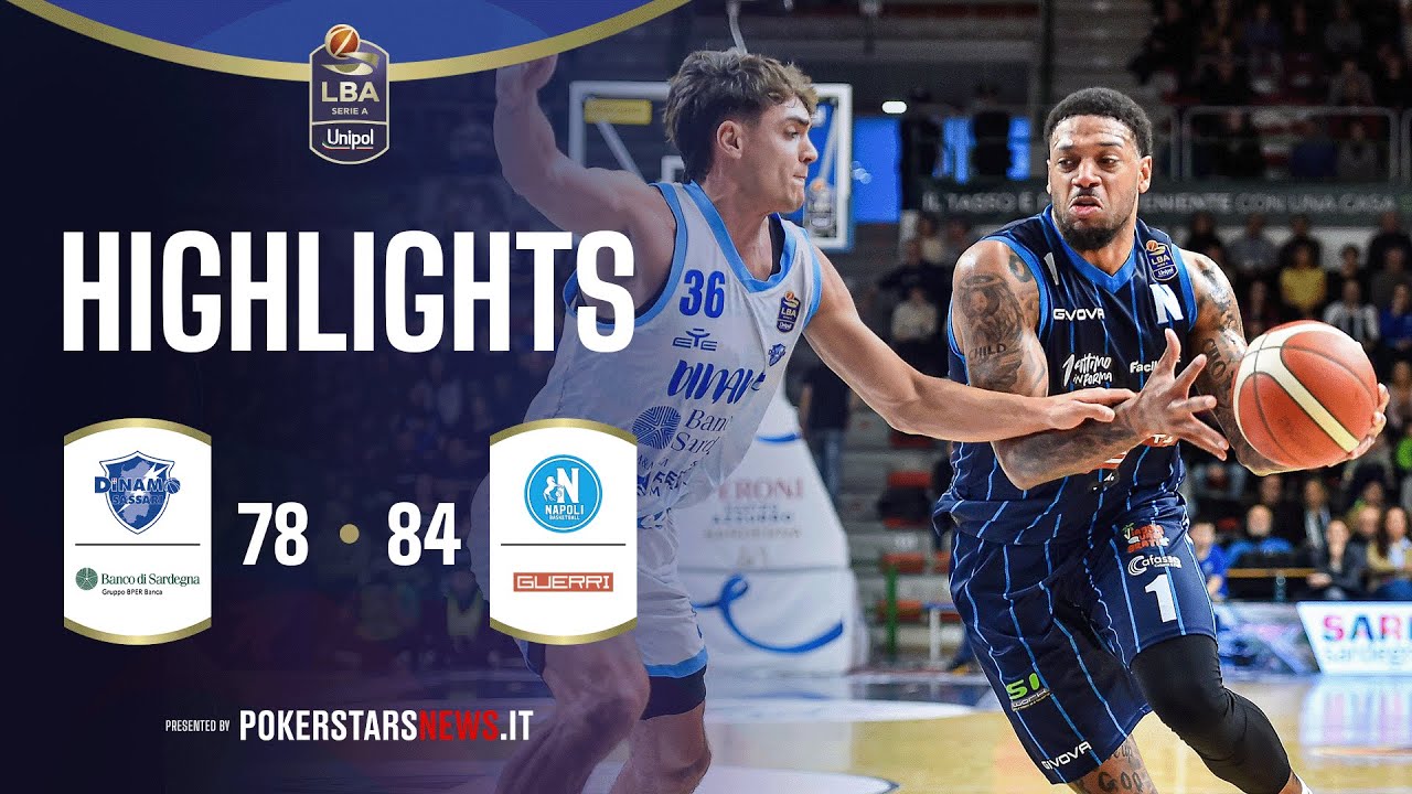 Banco di Sardegna Sassari - Guerri Napoli | PokerstarsNews Highlights Serie A Unipol 2025/2026