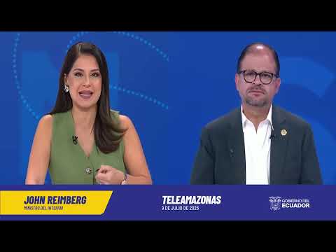 INTERVIEW WITH MINISTER OF THE INTERIOR, JOHN REIMBERG, ON TELEAMAZONAS