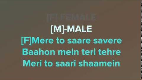 Oh Humsafar Song - Clean Karaoke With Lyrics - Neha Kakkar Himansh Kohli - Tony Kakkar Bhushan Kumar