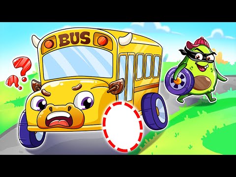 School Bus Lost Wheel Song | I Lost my Wheel 😱 | Kids Songs & Nursery Rhymes by YUM YUM