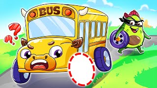 School Bus Lost Wheel Song | I Lost my Wheel 😱 | Kids Songs &amp; Nursery Rhymes by YUM YUM