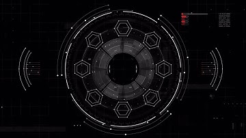 Rotary HUD Display Stock Motion Graphics