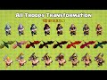 All troops timelapse transformation with animation  clash of clans