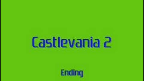 Castlevania 2 Music (using a Game Genie cheat) part 2