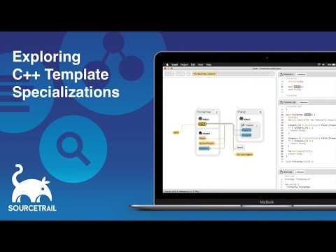 Exploring C++ Template Specializations with Sourcetrail