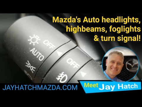 Video: Hur tänder man dimljusen på en Mazda 6?