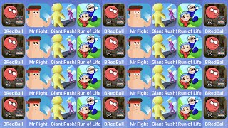 B Red Ball, Mr Fight, Giant Rush, Run of Life Mobile Game ASMR iOS,Android Gameplay screenshot 3