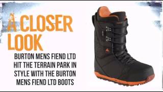 burton fiend ltd snowboard boot Men's Photon Boa Boot, Black, 7.0 Their relaxed ride lets you explore and experiment with terrain Burton Women's Mint BOA Boot